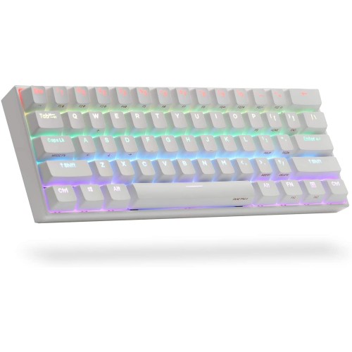 Herní bezdrátová RGB klávesnice Anne Pro 2, bílá