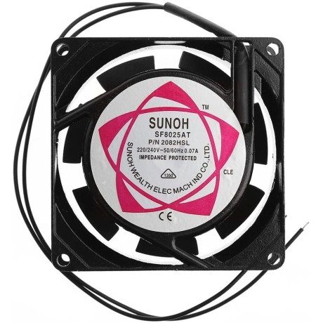 Počítačový ventilátor Sunon SF8025AT, 80mm, černá