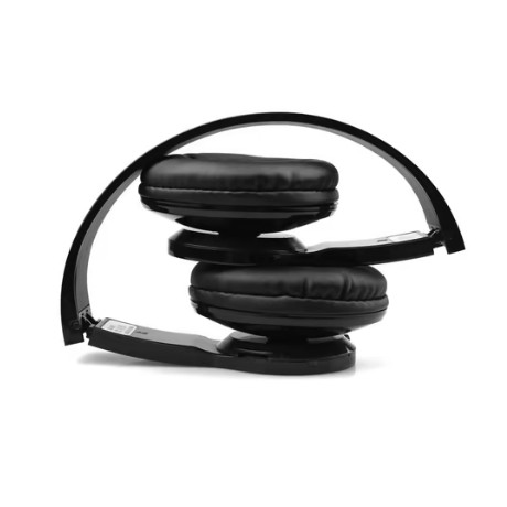 Bezdrátová stereo sluchátka s mikrofonem AEC, černá