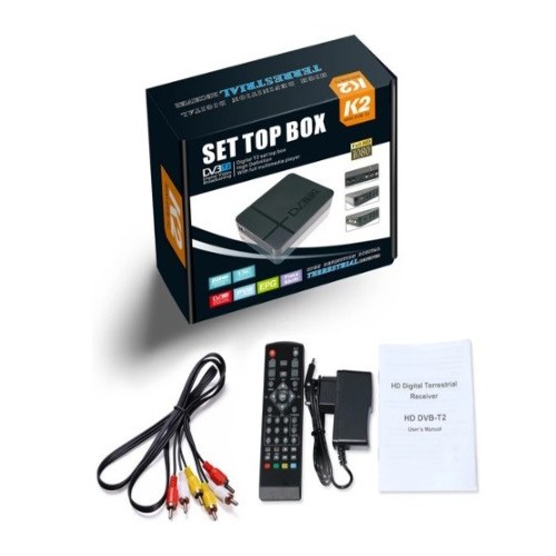 Set-top box K2 Mini DVB-T2, černá