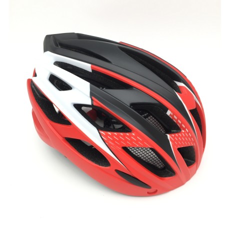 Cyklistická helma H-19, 57-61cm, červenočerná