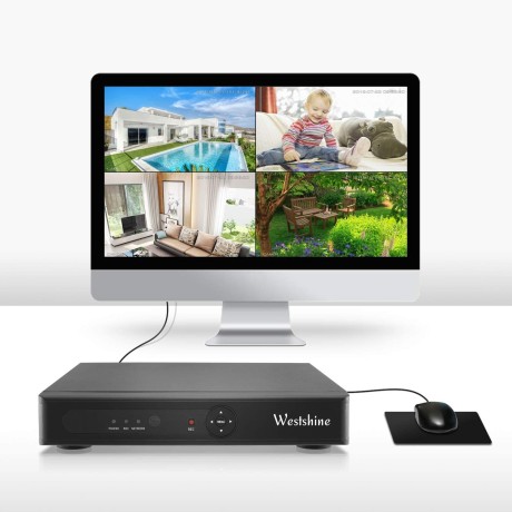Síťový DVR videorekordér Westshine WS-A1608B-LM(8kanálů), černá