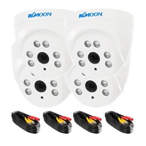 Bezpečnostní 4-kamerový systém Kkmoon S1116-UK, bílá