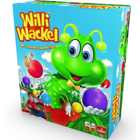 Dovednostní hračka housenka, Willi Wackel Goliath, od 4 let