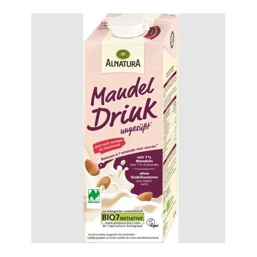 Bio mandlové mléko Alnatura, 1000ml