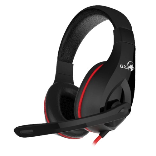 Herní slcuhátka s mikrofonem Genius GX Gaming HS-G560, černočervená