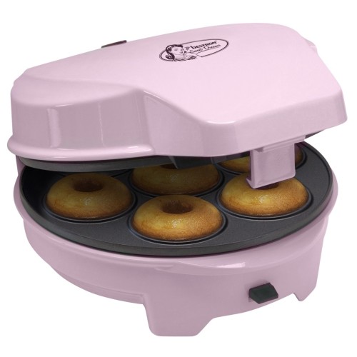Multifunkční přistroj na pečení donutů 3v1 Bestron ASW238P, 700W, růžová