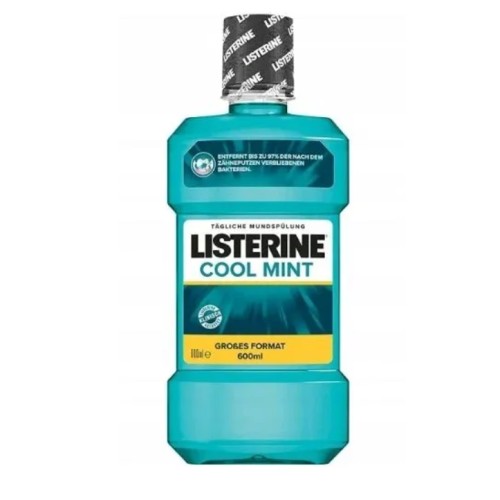Ustní voda Listerine Cool Mint, 600 ml