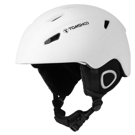 Lyžařská helma Tomshoo Y18350, vel. L (58-62cm), bílá