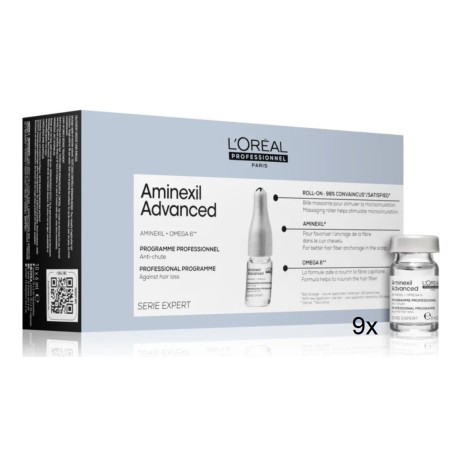 Sérum proti padání vlasů L’Oréal Serie Expert Aminexil Advanced, 9x6ml