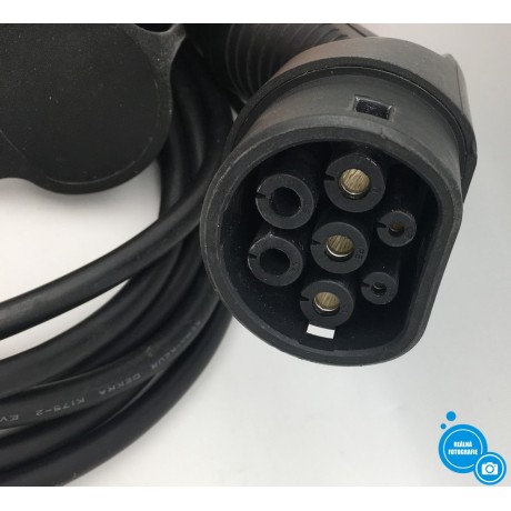 Nabíjecí kabel pro elektromobil Extralink EV BS-PCD030, 16 A, černá