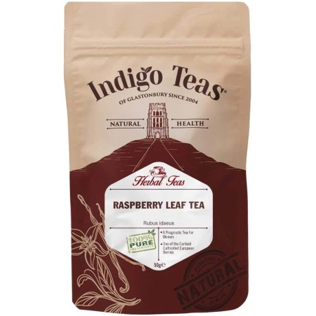 Sypaný čaj z malinových listůIndigo Teas - Raspberry Leaf Tea, 50g
