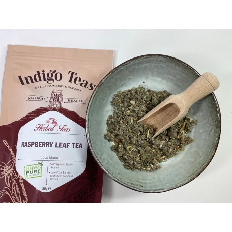 Sypaný čaj z malinových listůIndigo Teas - Raspberry Leaf Tea, 50g