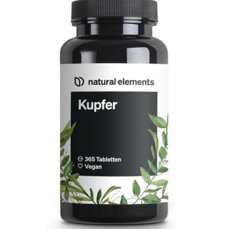 Doplněk stravy Natural Elements Kupfer, 365 tablet