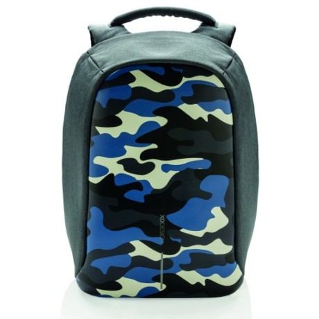Městský bezpečnostní batoh Bobby Compact Print, 14", XD Design, camouflage blue