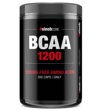 Aminokyseliny Sinobcore BCAA 1200mg, 300 kapslí