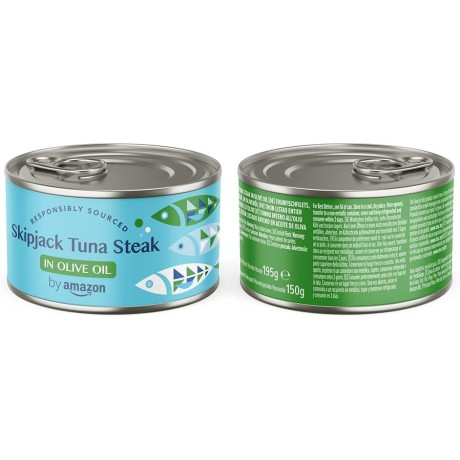 Tuňák v olivovém oleji by Amazon, 195 g