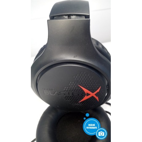 Herní sluchátka Creative Sound BlasterX H3 - černá
