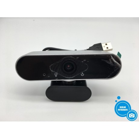 Webová kamera s mikrofonem Yolily HD 1080P, stříbrná
